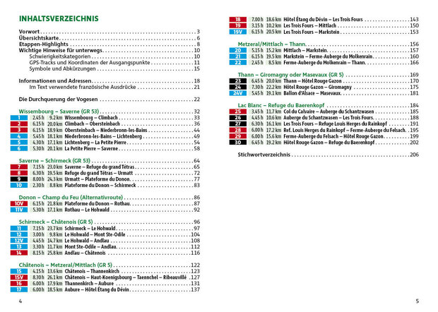 Rother - Vogesen-Durchquerung wandelgids
