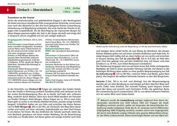Rother - Vogesen-Durchquerung wandelgids