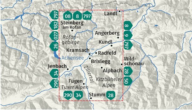 Kompass - WK 028 Alpbachtal - Seenland