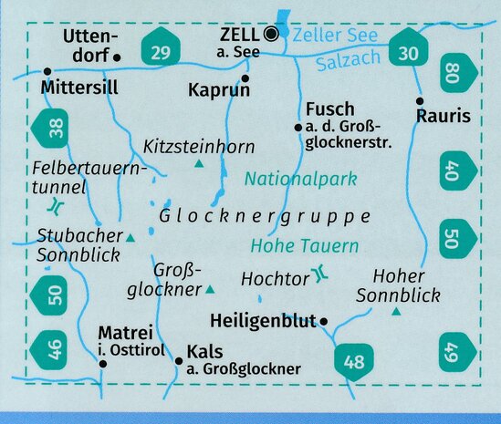 Kompass - WK 39 Glocknergruppe - Nationalpark Hohe Tauern