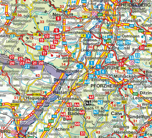 Rother - Rund um Karlsruhe wandelgids