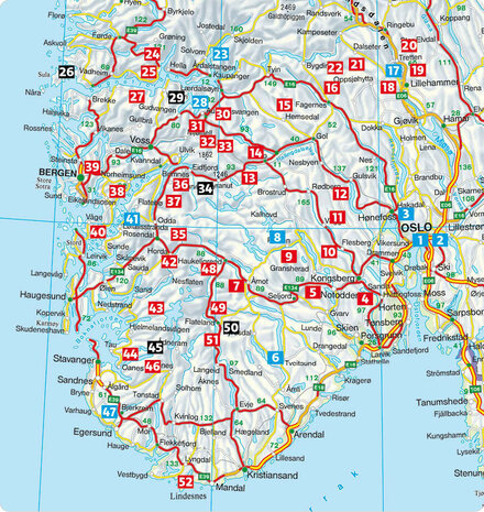 Rother - Norwegen Süd wandelgids
