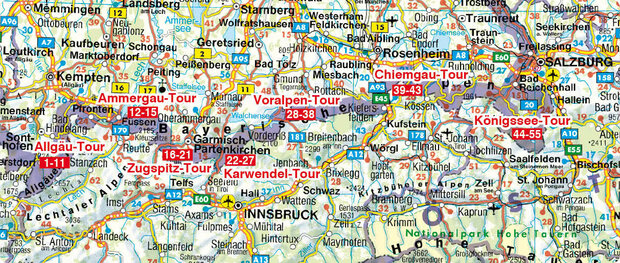 Rother - Trekking in den Bayerischen Alpen