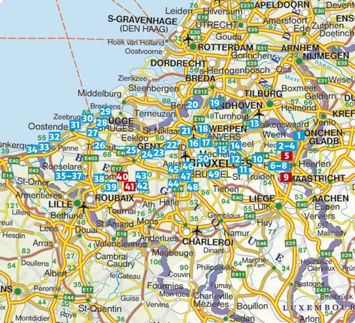 Rother - Belgien: Flandern wandelgids