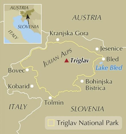 Cicerone - Walking the Julian Alps of Slovenia