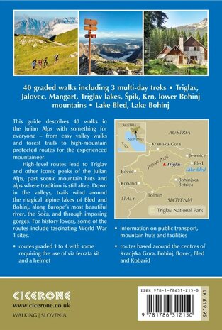 Cicerone - Walking the Julian Alps of Slovenia