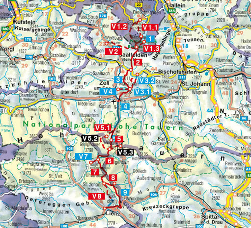 Rother - Alpenüberquerung Berchtesgaden - Lienz