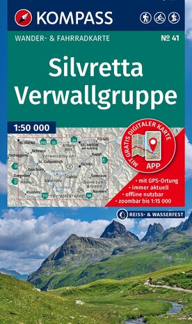 Kompass - WK 41 Silvretta - Verwallgruppe