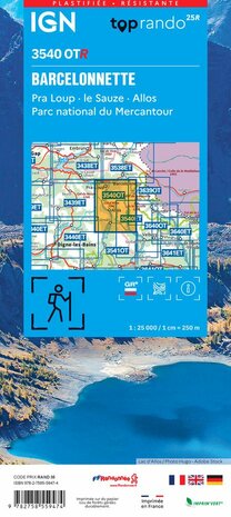 IGN - 3540OTR Barcelonnette