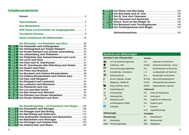 Rother - Rheinsteig - RheinBurgenWeg wandelgids