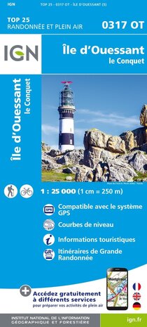 IGN - 0317OT Île d'Ouessant - Le Conquet