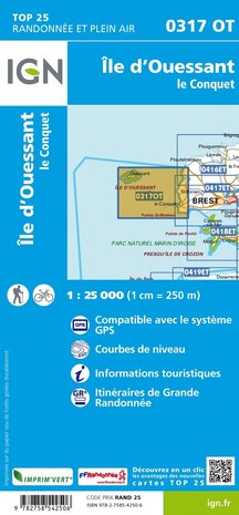 IGN - 0317OT Île d'Ouessant - Le Conquet