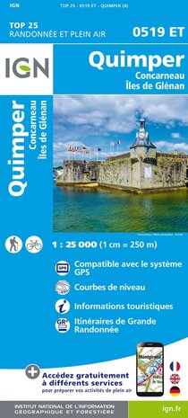 IGN - 0519ET Quimper - Concarneau