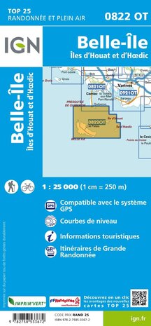 IGN - 0822OT Belle-Île
