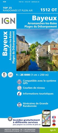 IGN - 1512OT Bayeux - Arromanches-les-Bains