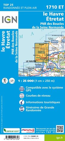 IGN - 1710ET Le Havre - Étrat