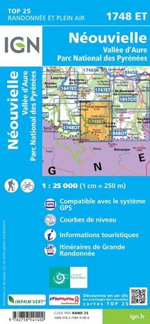 IGN - 1748ET Néouvielle - Vallée d'Aure
