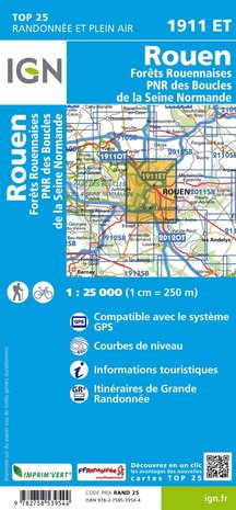 IGN - 1911ET Rouen - Forêts Rouennaises