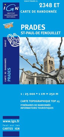 IGN - 2348ET Prades - St-Paul-de-Fenouillet