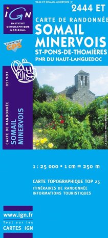 IGN - 2444ET Somail - Minervois