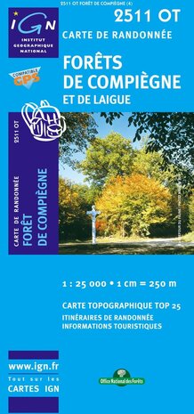 IGN - 2511OT Forêts de Compiegne et de Laigue
