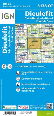 IGN - 3138OT Dieulefit - St-Nazaire-le-Désert