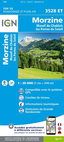 IGN - 3528ET Morzine - Massif du Chablais