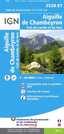 IGN - 3538ET Aiguille de Chamberon