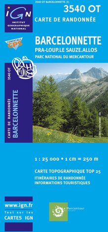 IGN - 3540OT Barcelonnette