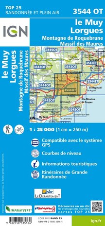 IGN - 3544OT Le Muy - Lorgues