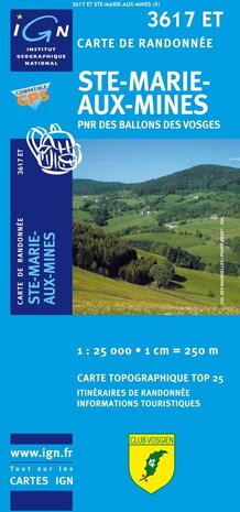 IGN - 3617ET Ste-Marie-aux-Mines