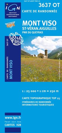 IGN - 3637OT Mont Viso - PNR du Queyras