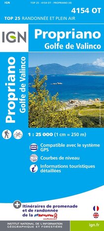 IGN - 4154OT Propriano - Golfe de Valinco
