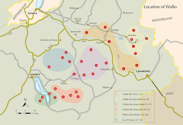 Cicerone - Walking in the Haute Savoie south