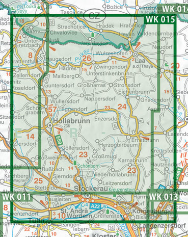 F&B - WK 015 Westliches Weinviertel-Leiser Berge-Stockerau-Hollabrunn-Laa a.d. Thaya