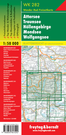 F&B - WK 282 Attersee-Traunsee-Höllengebirge-Mondsee-Wolfgangsee