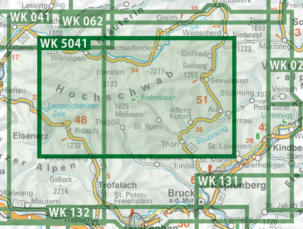 F&B - WK 5041 Hochschwab-Aflenz-Wildalpen-Salzatal