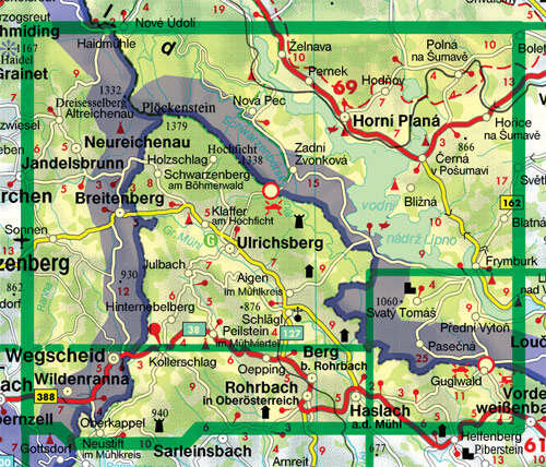 F&B - WK 5262 Böhmerwald-Hochficht-Rohrbach-Moldau Stausee