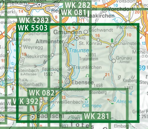 F&B - WK 5503 Traunsee-Gmunden-Almtal-Höllengebirge-Traunstein