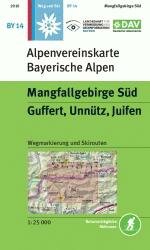 OeAV - Alpenvereinskarte BY14 Mangfallgebirge Süd, Guffert, Unnütz, Juifen (Weg + Ski)