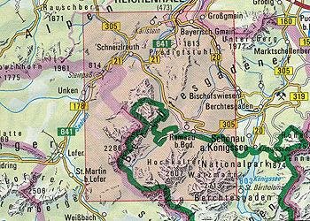 OeAV - Alpenvereinskarte BY20, Lattengebirge, Reiteralm (Weg + Ski)