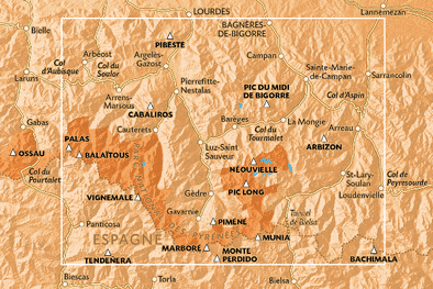 Rando - Carte de randonées 4 - Bigorre