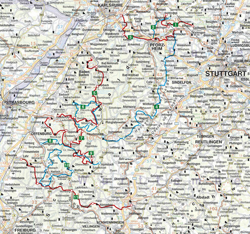 Rother - Schwarzwald Mitte/Nord Mehrtagestouren