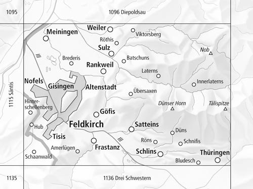 Swisstopo - 1116 Feldkirch