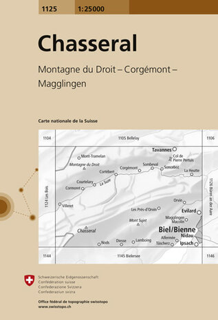 Swisstopo - 1125 Chasseral