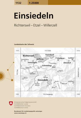 Swisstopo - 1132 Einsiedeln