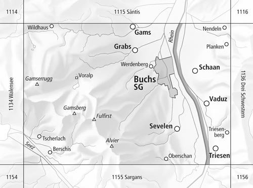 Swisstopo - 1135 Buchs