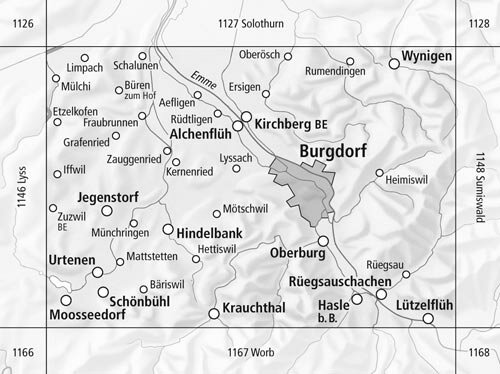 Swisstopo - 1147 Burgdorf