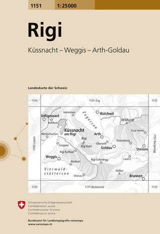 Swisstopo - 1151 Rigi