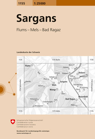Swisstopo - 1155 Sargans
